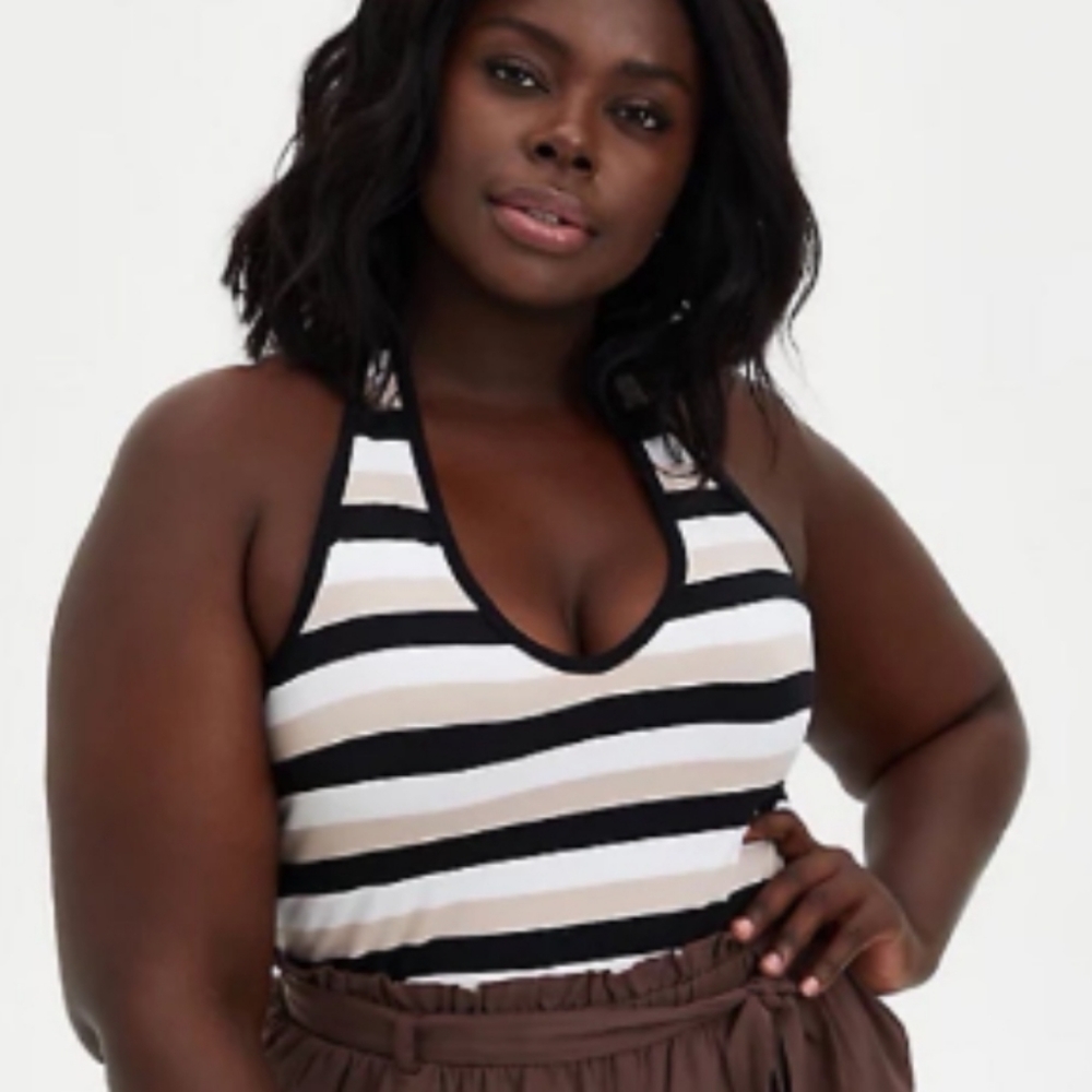 Torrid FOXY V-Neck Halter Top